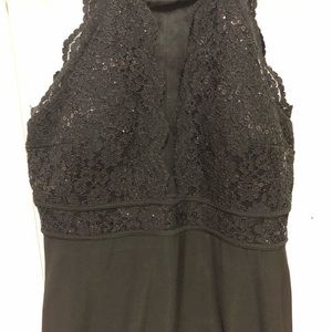Black cocktail dress